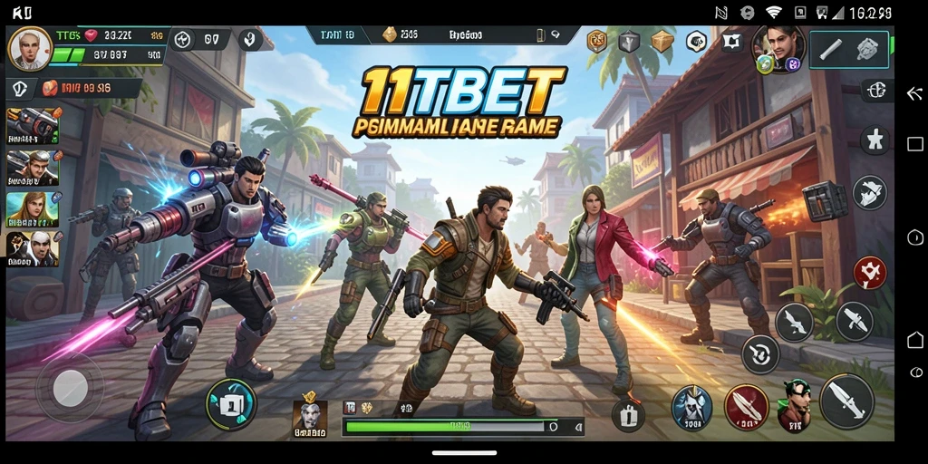Screenshot gameplay 11TBET menampilkan simulasi mendalam dan interaksi pemain.