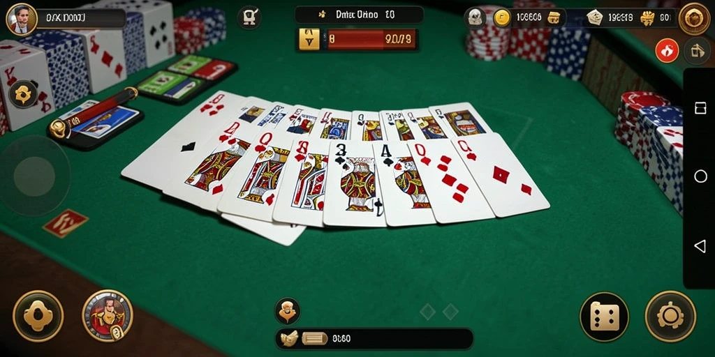 Tampilan gameplay 8II yang menarik saat bermain Domino.