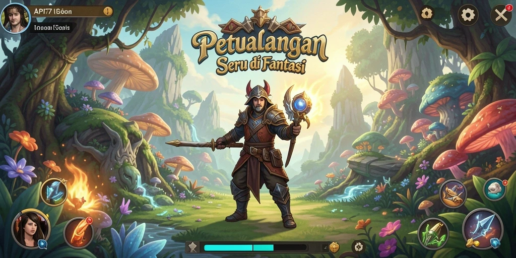 Screenshot API77 menampilkan gameplay seru dalam petualangan luas.