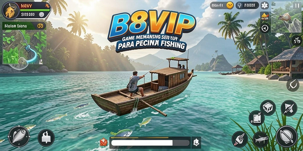 Tangkapan ikan yang memukau di dalam B8VIP saat bermain.