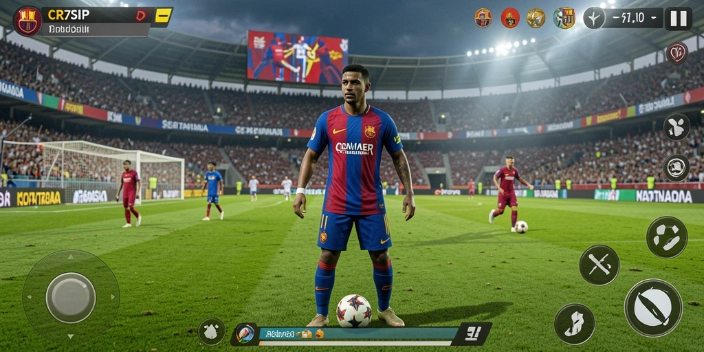 Tampilan mendebarkan dari gameplay <strong>CR7SIP</strong> yang penuh strategi.