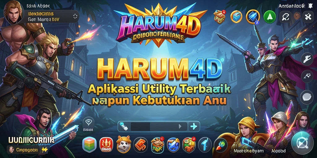 Tampilan utama HARUM4D yang memudahkan navigasi dan penggunaan aplikasi.