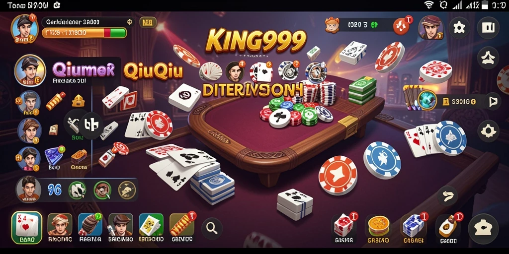 Gameplay QiuQiu yang seru di KING999 dengan grafis menarik.