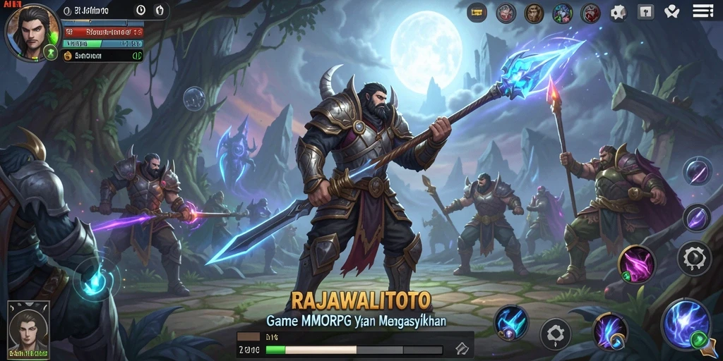 Tampilan gameplay menakjubkan dari RAJAWALITOTO dalam dunia MMORPG.