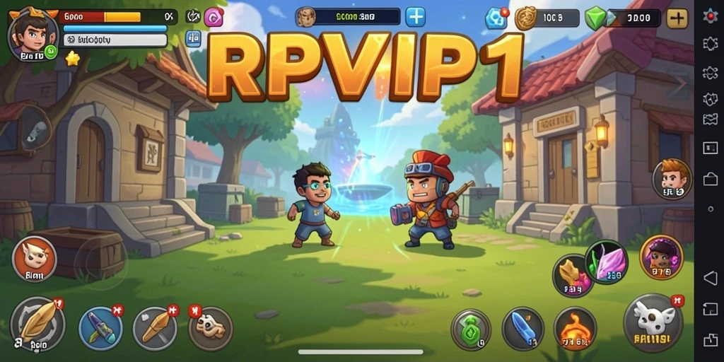 Screenshot utama RPVIP1 menunjukkan gameplay santai dan menyenangkan yang dapat dinikmati semua orang.